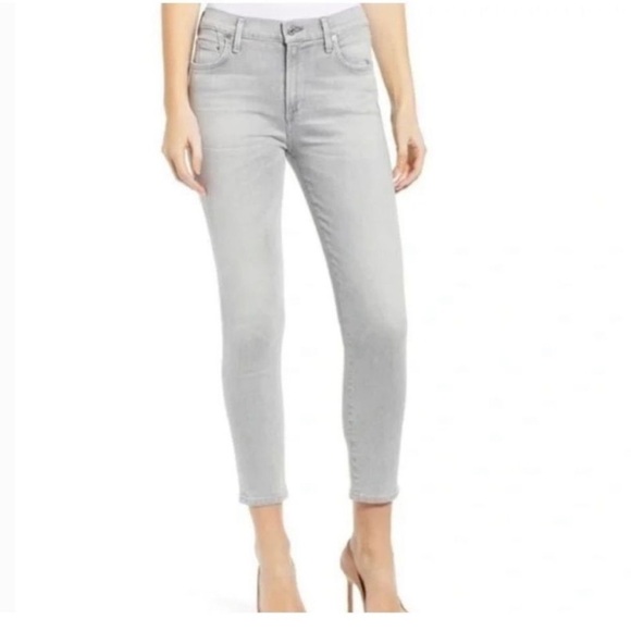 Citizens Of Humanity Denim - Citizens of Humanity Rocket Crop Highrise Skinny Jeans in Grey Women’s Size 28